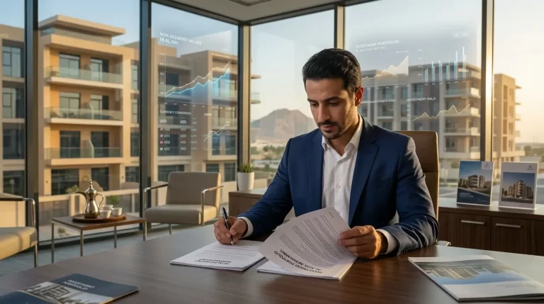 Non resident mortgage investment in Al Ain skyline